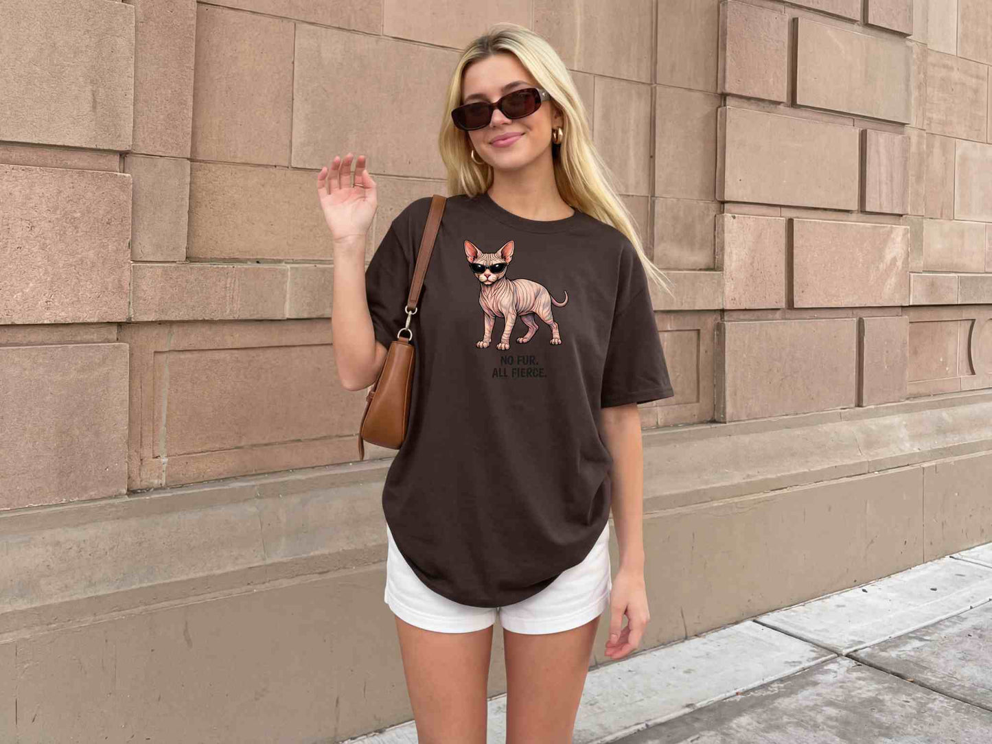 Sphynx Cat T-Shirt | Fashion Cat Tee | Wild & Kind Couture Creatures