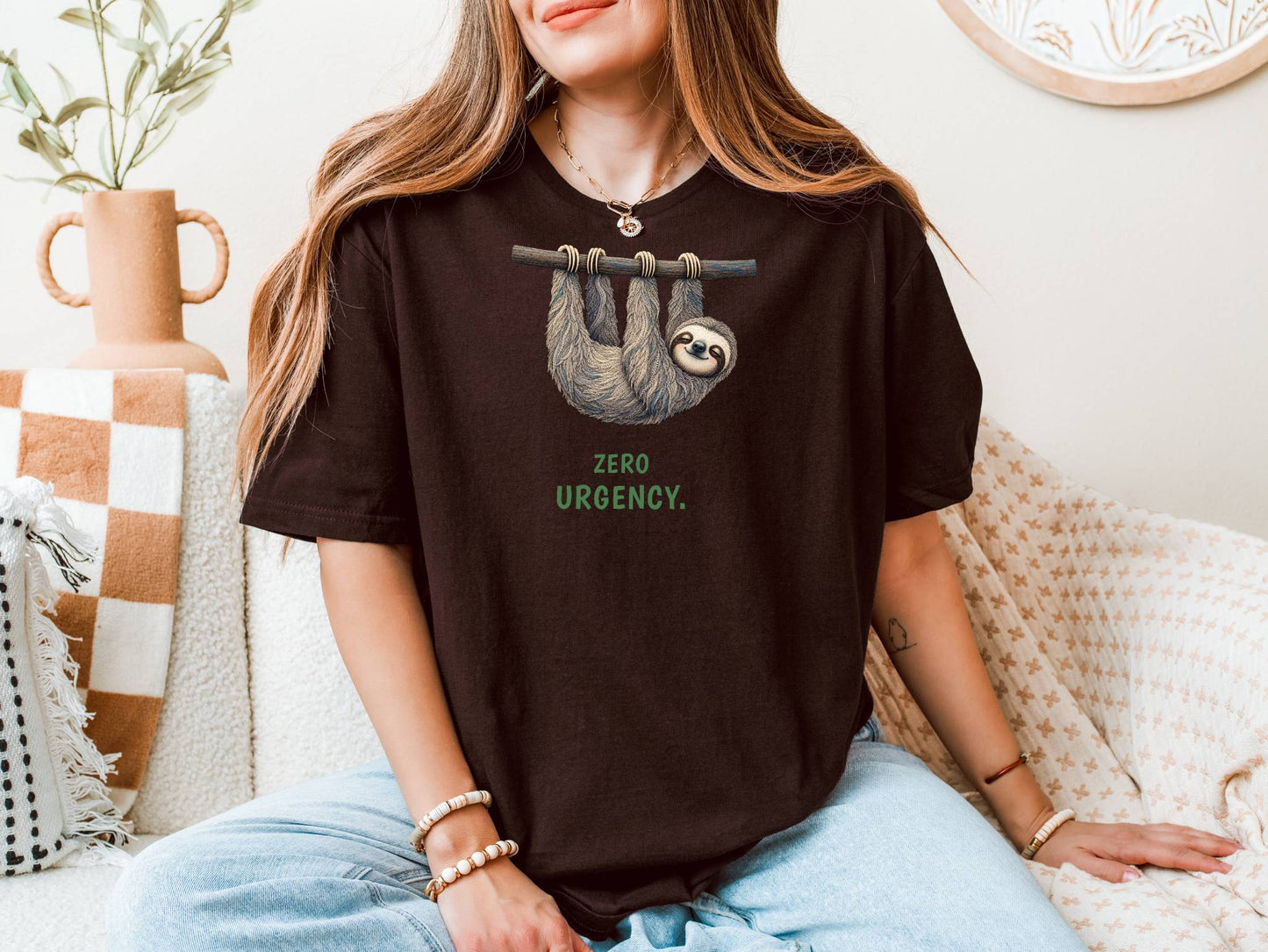 Zero Urgency — Jungle Jokers Sloth Tee