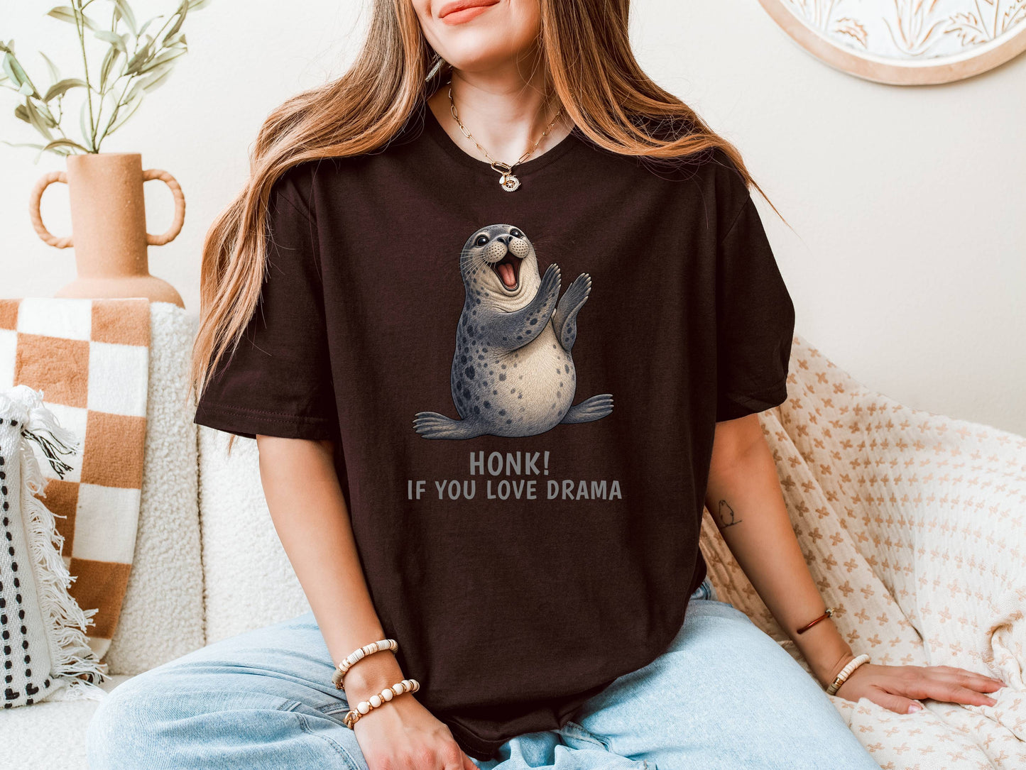 Honk If You Love Drama — Seal Tee