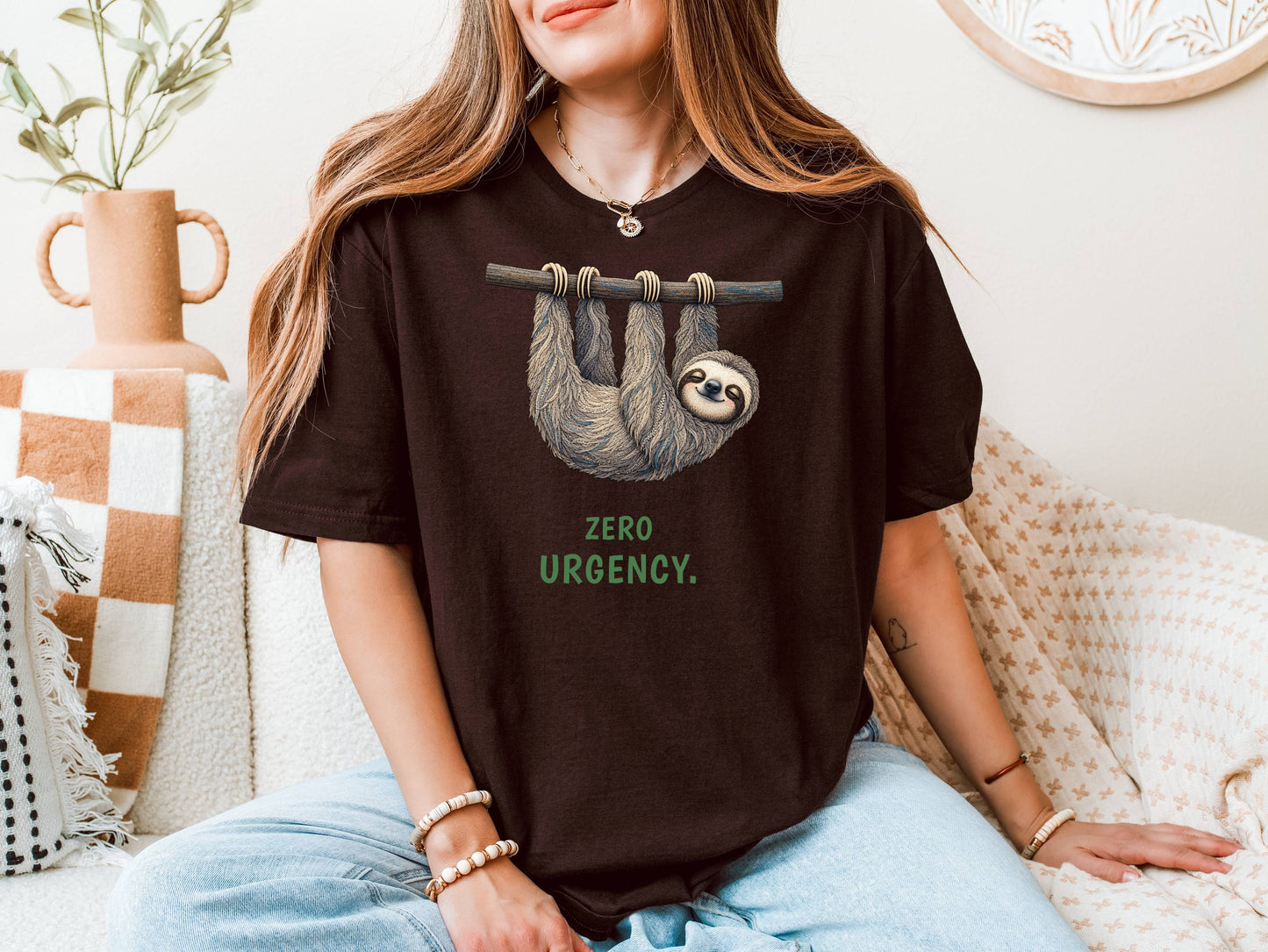 Zero Urgency — Jungle Jokers Sloth Tee