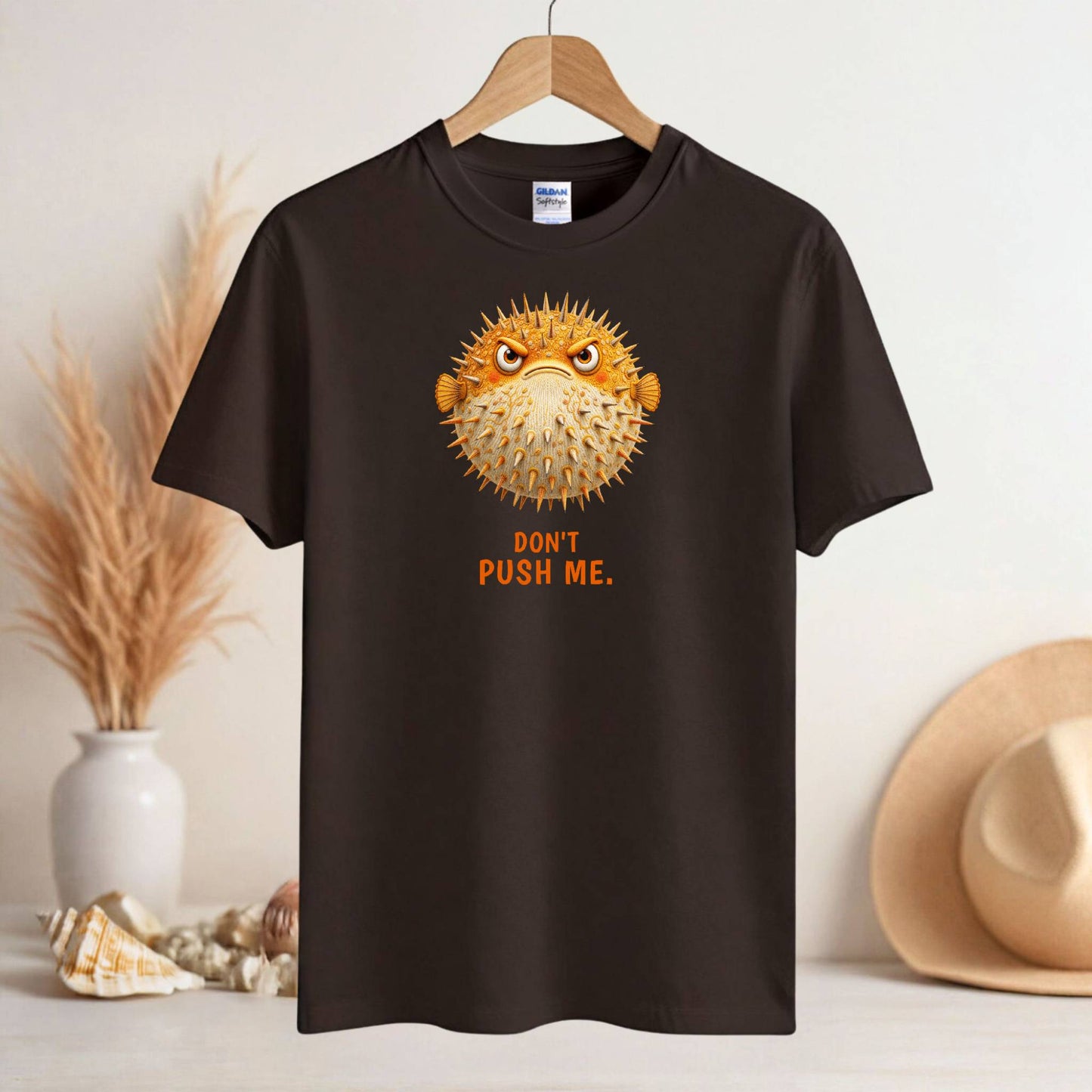 Don't Push Me — Reef Rebels Pufferfish Tee