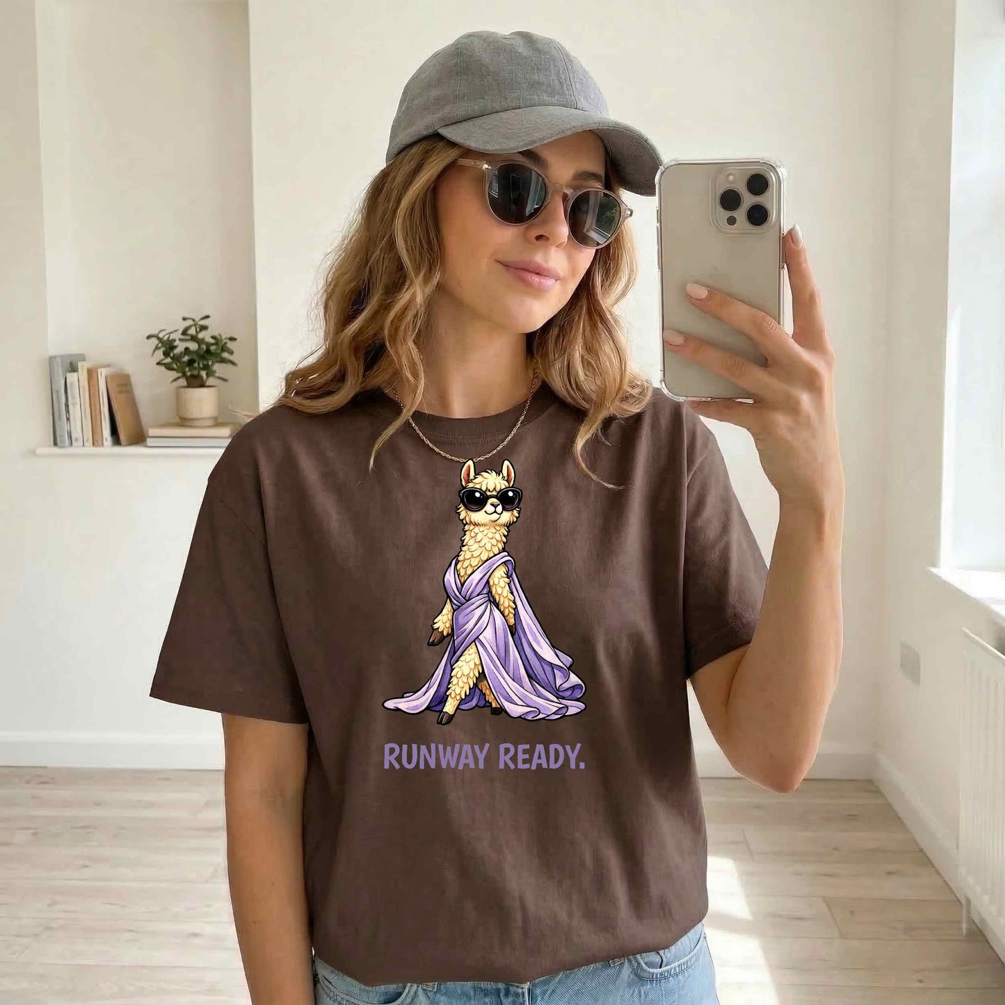 Fashion Llama T-Shirt | Couture Animal Tee | Wild & Kind Couture Creatures