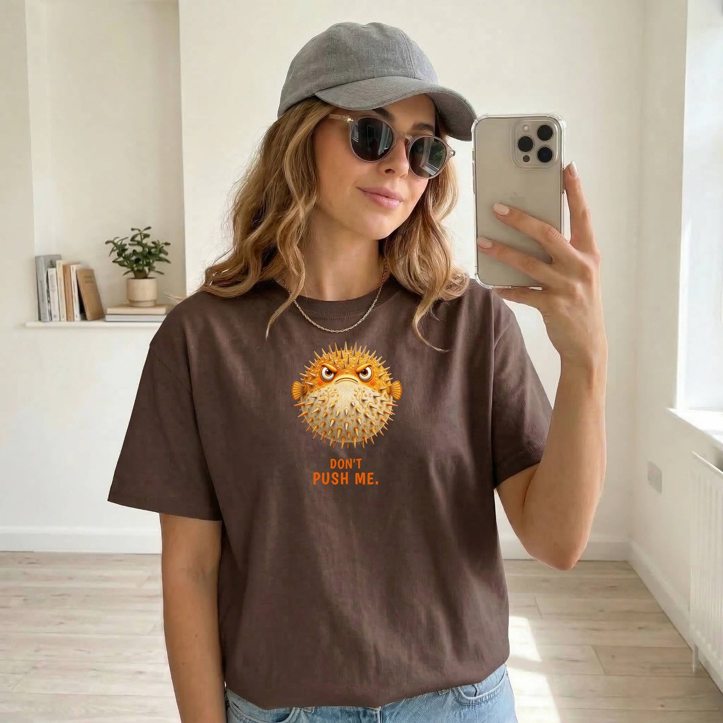Don't Push Me — Reef Rebels Pufferfish Tee