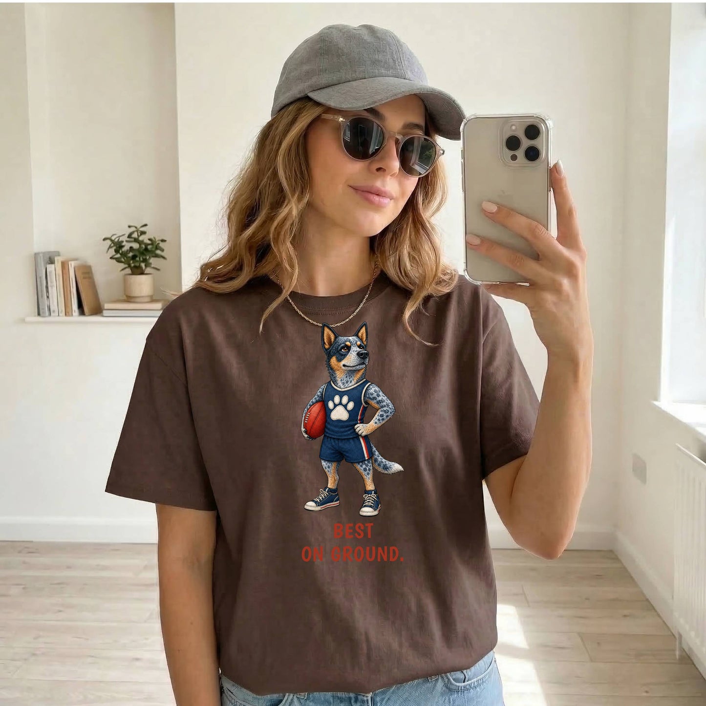 Best On Ground — AFL Blue Heeler Tee