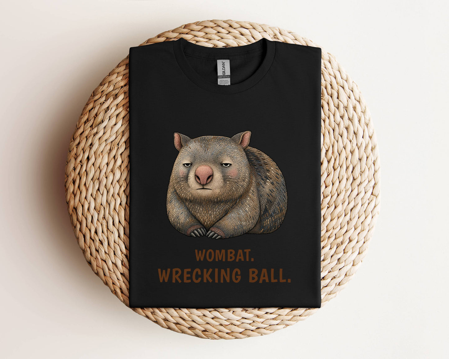 Wombat Wrecking Ball — Outback Originals Wombat Tee