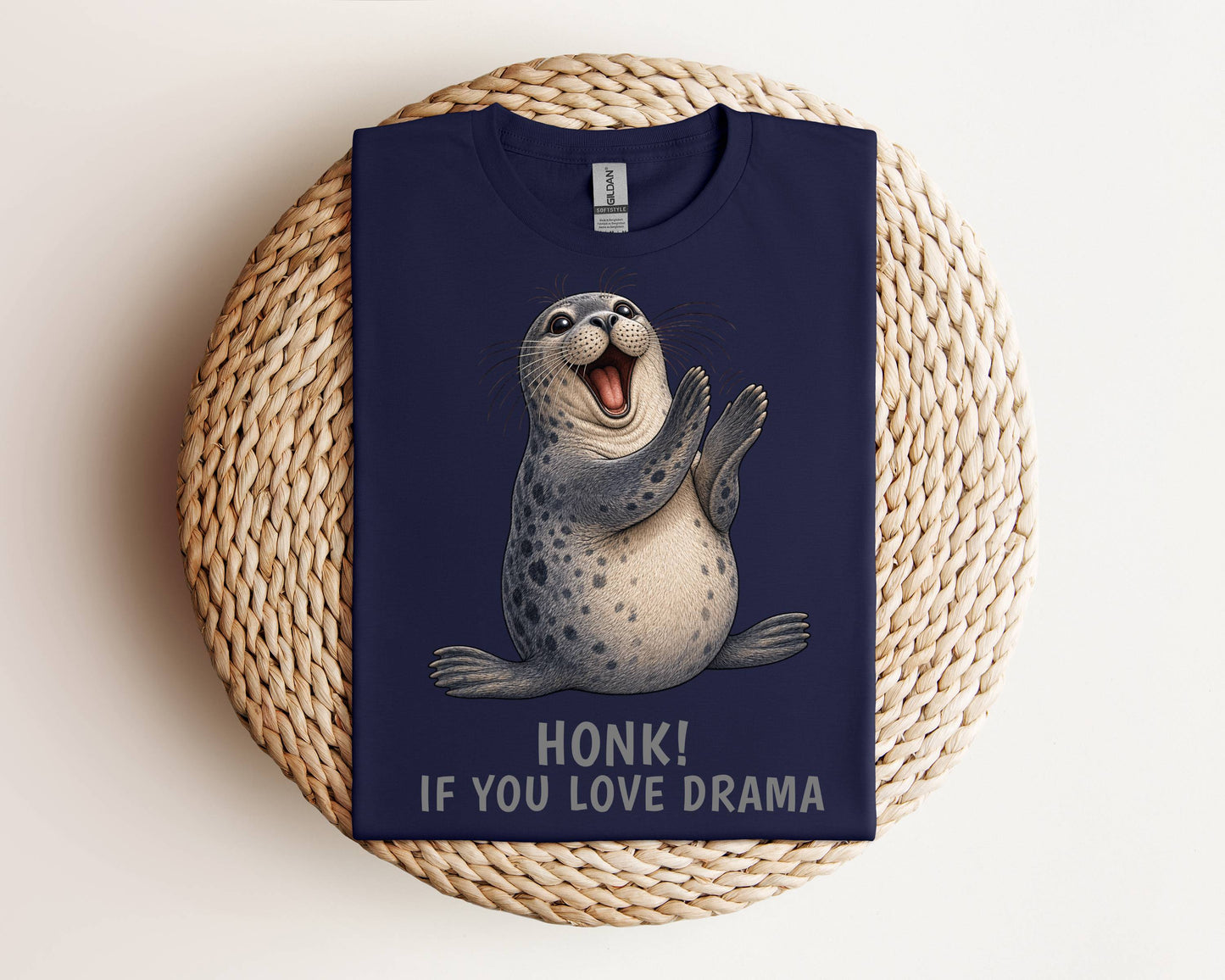 Honk If You Love Drama — Seal Tee