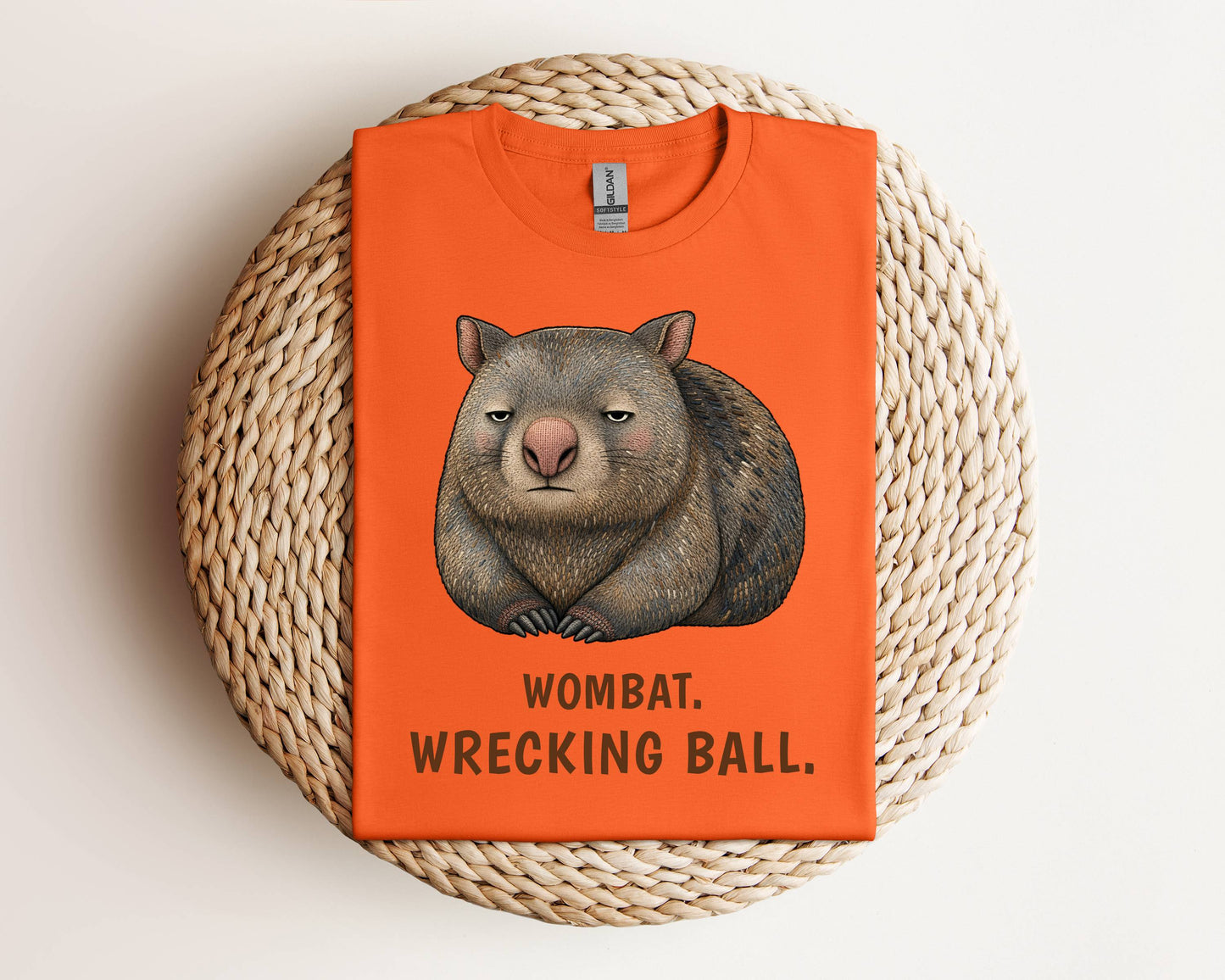 Wombat Wrecking Ball — Outback Originals Wombat Tee