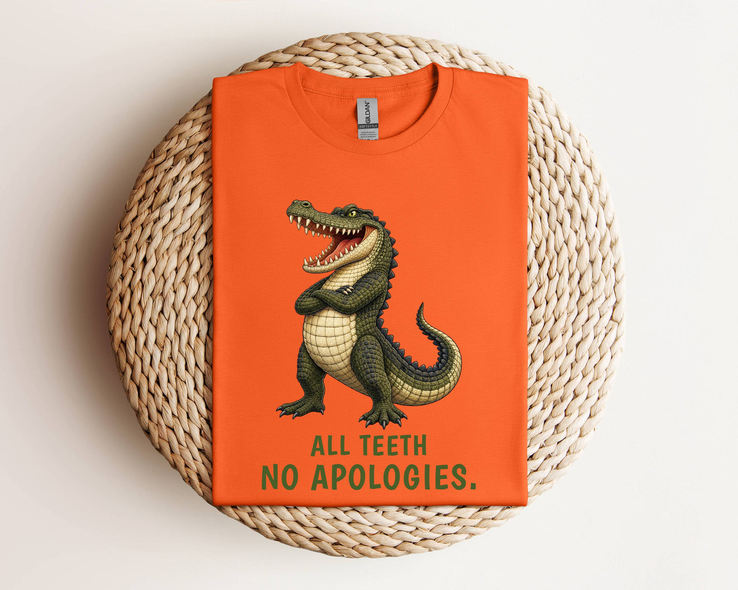 All Teeth. No Apologies. — Outback Originals Crocodile Tee