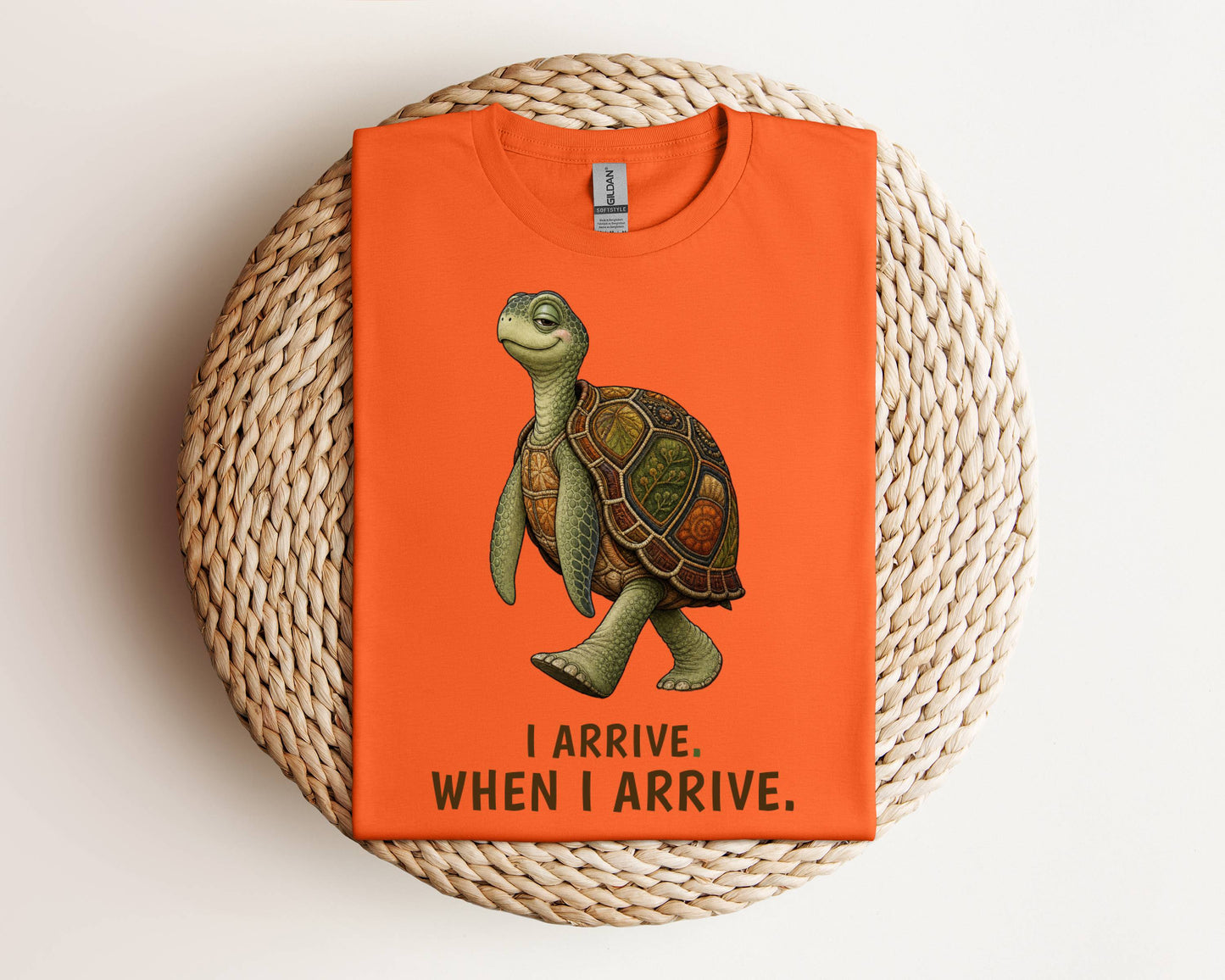 I Arrive When I Arrive — Sea Turtle Tee