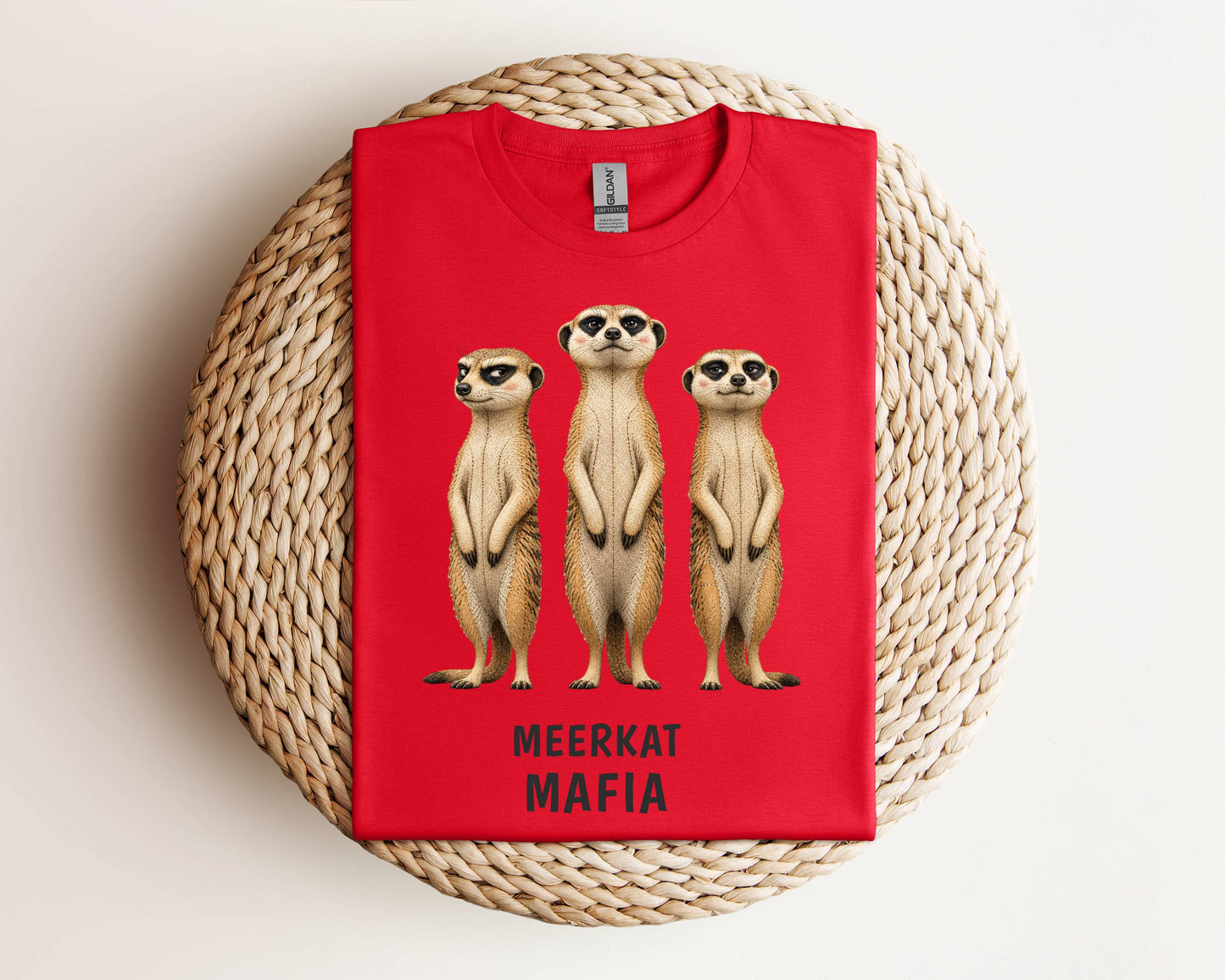 Meerkat Mafia — Savannah Sass Triple Meerkat Tee