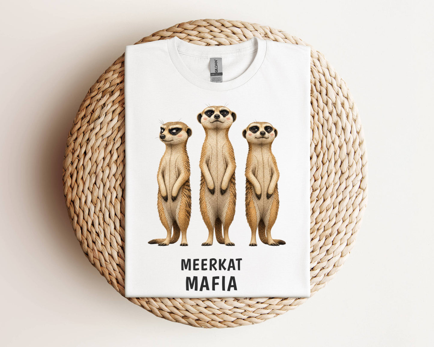 Meerkat Mafia — Savannah Sass Triple Meerkat Tee