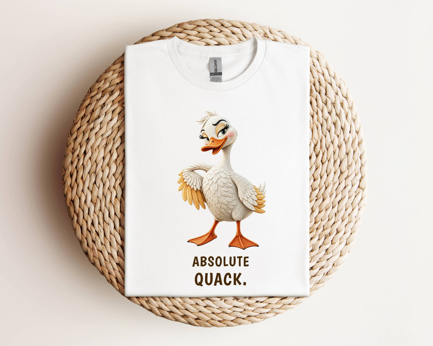 Absolute Quack — Barnyard Baddies Duck Tee