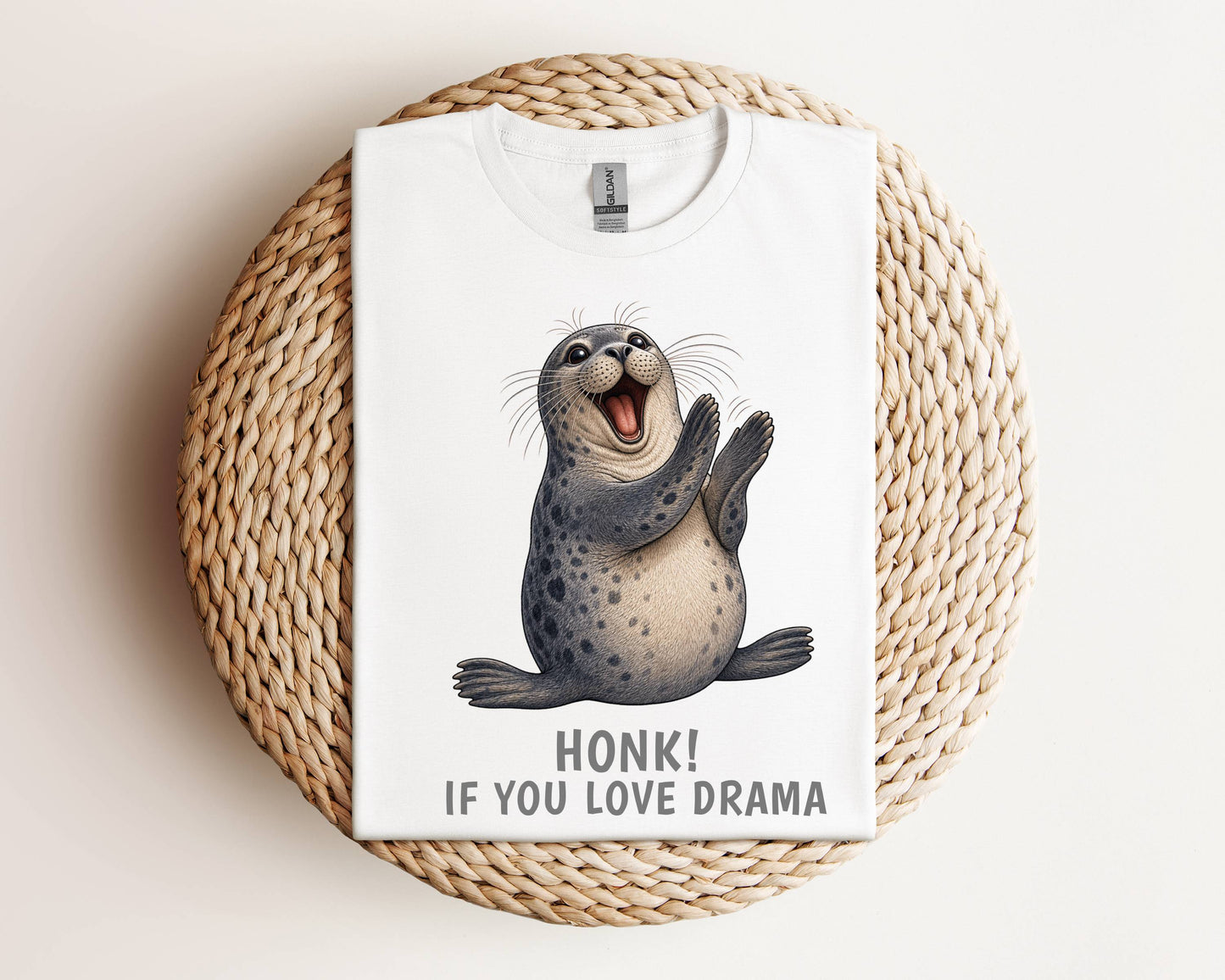 Honk If You Love Drama — Seal Tee