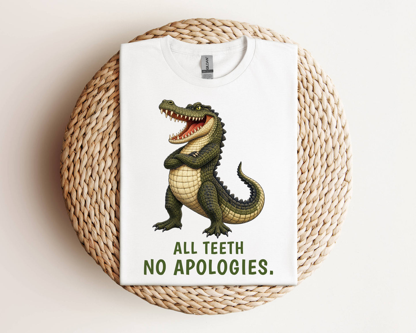 All Teeth. No Apologies. — Outback Originals Crocodile Tee