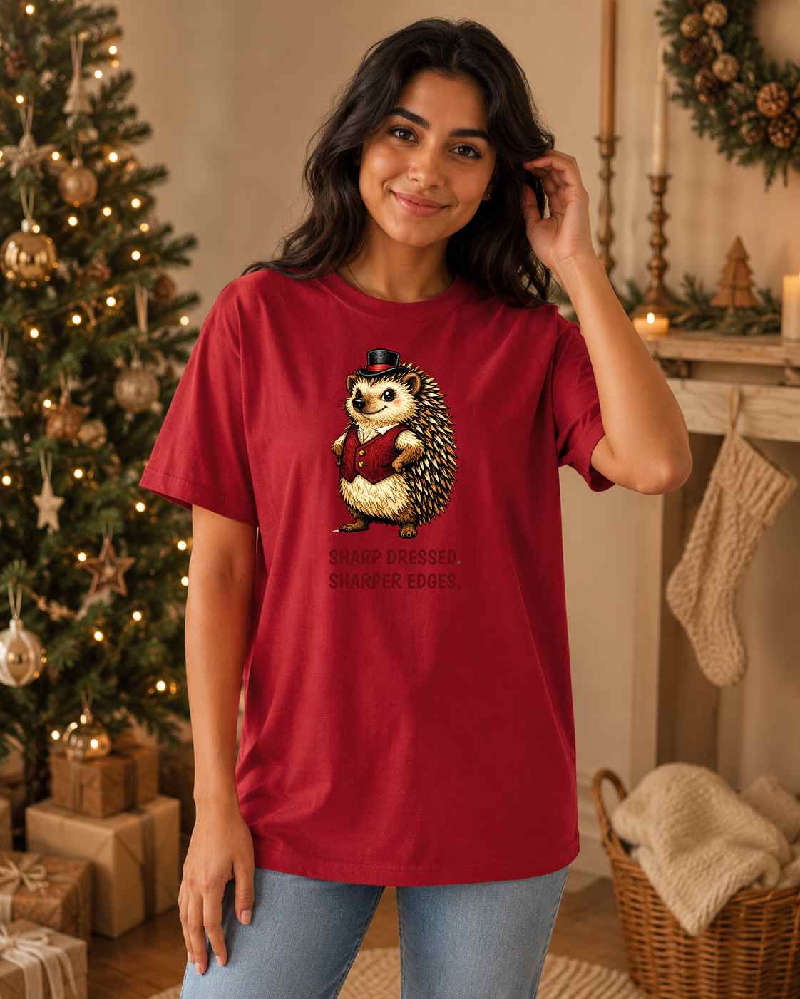 Hedgehog T-Shirt | Fashion Animal Tee | Wild & Kind Couture Creatures