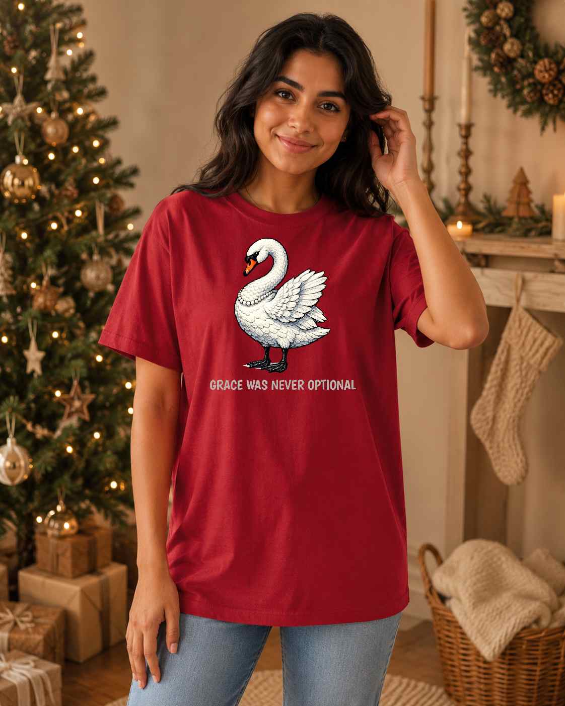 Swan T-Shirt | Fashion Animal Tee | Wild & Kind Couture Creatures