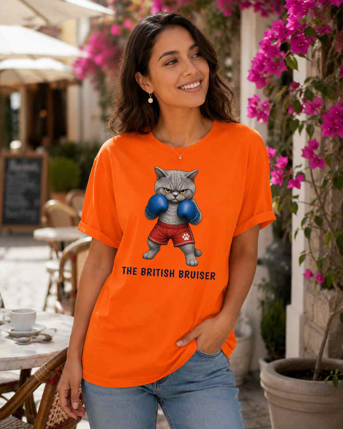 The British Bruiser — Boxing Cat Tee