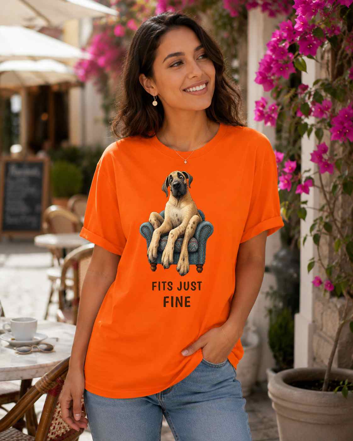 Fits Just Fine — Great Dane Tee