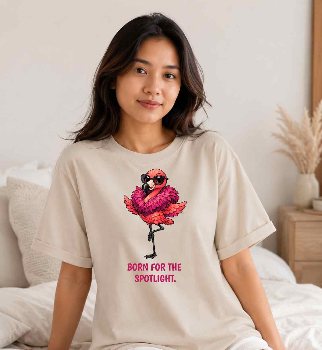 Fashion Flamingo T-Shirt | Glam Animal Tee | Wild & Kind Couture Creatures