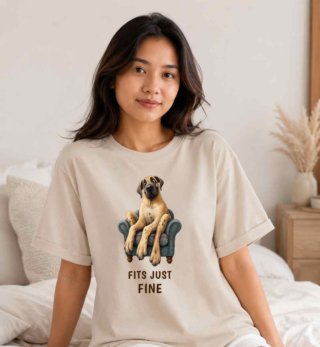 Fits Just Fine — Great Dane Tee