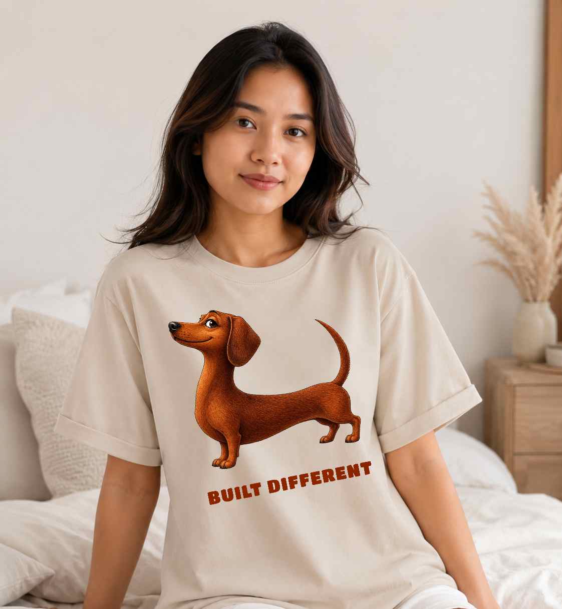 Built Different — Domestic Divas Dachshund Tee