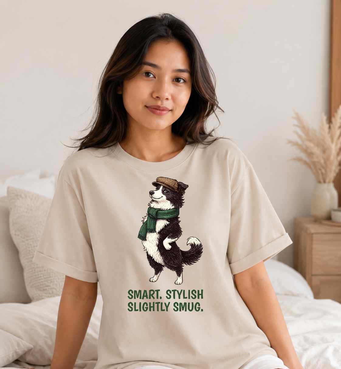 Border Collie T-Shirt | Fashion Dog Tee | Wild & Kind Couture Creatures