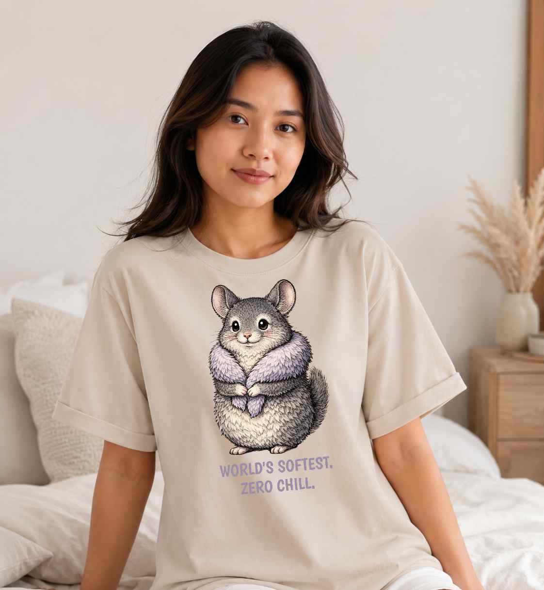 Chinchilla 'World's Softest, Zero Chill' T-Shirt