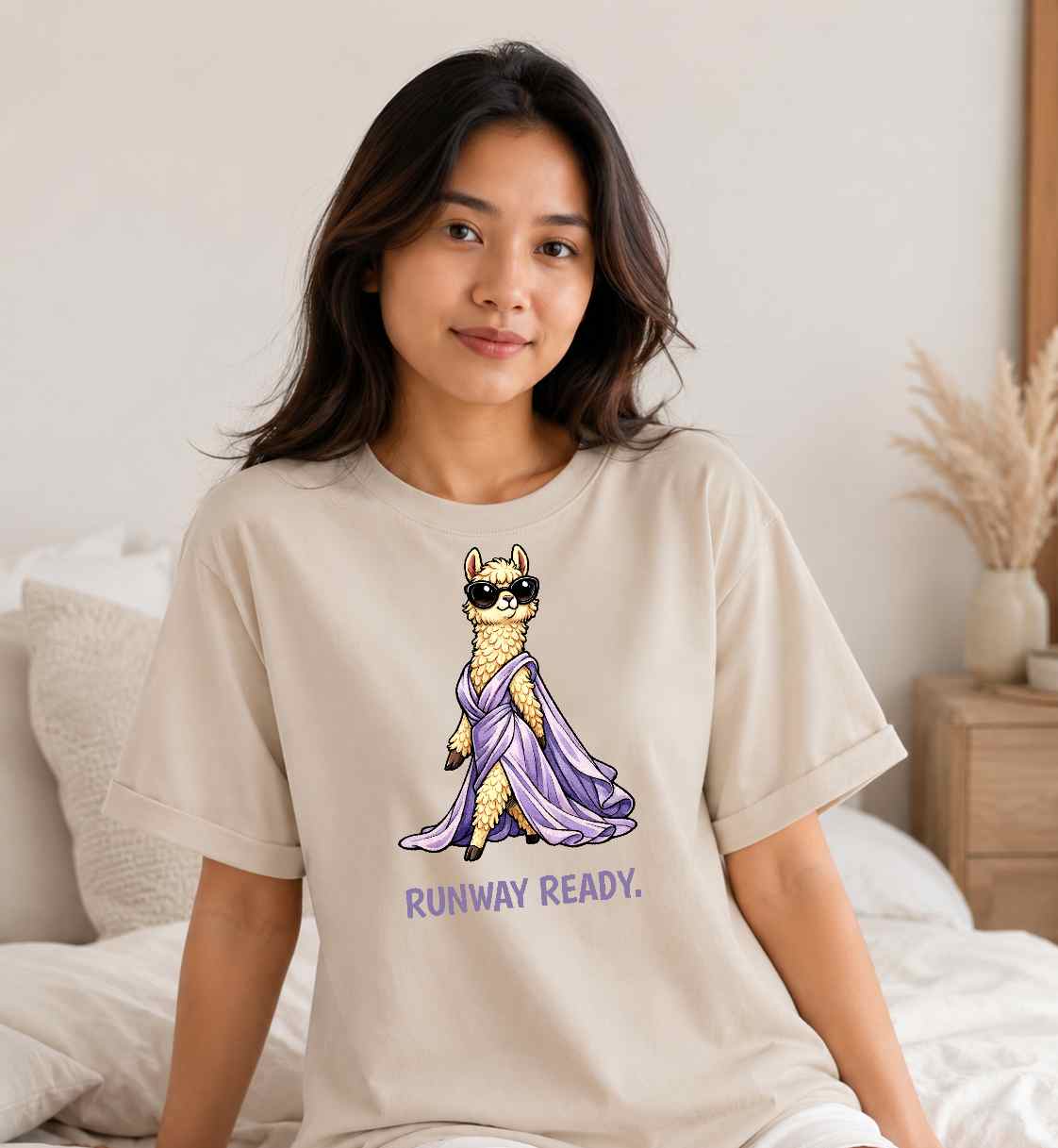 Fashion Llama T-Shirt | Couture Animal Tee | Wild & Kind Couture Creatures