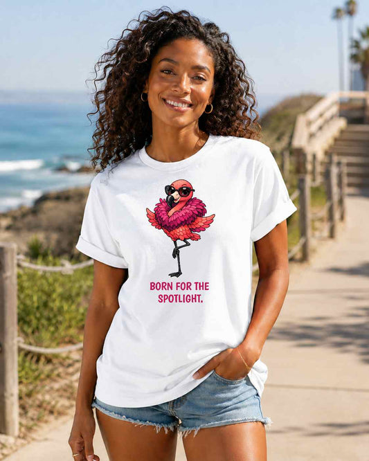 Fashion Flamingo T-Shirt | Glam Animal Tee | Wild & Kind Couture Creatures