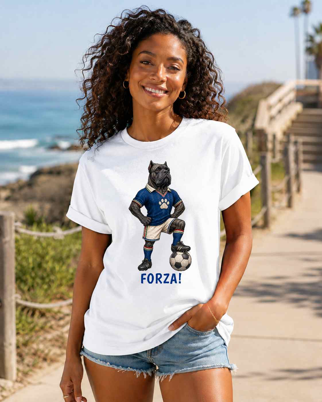 Forza! — Soccer Cane Corso Tee