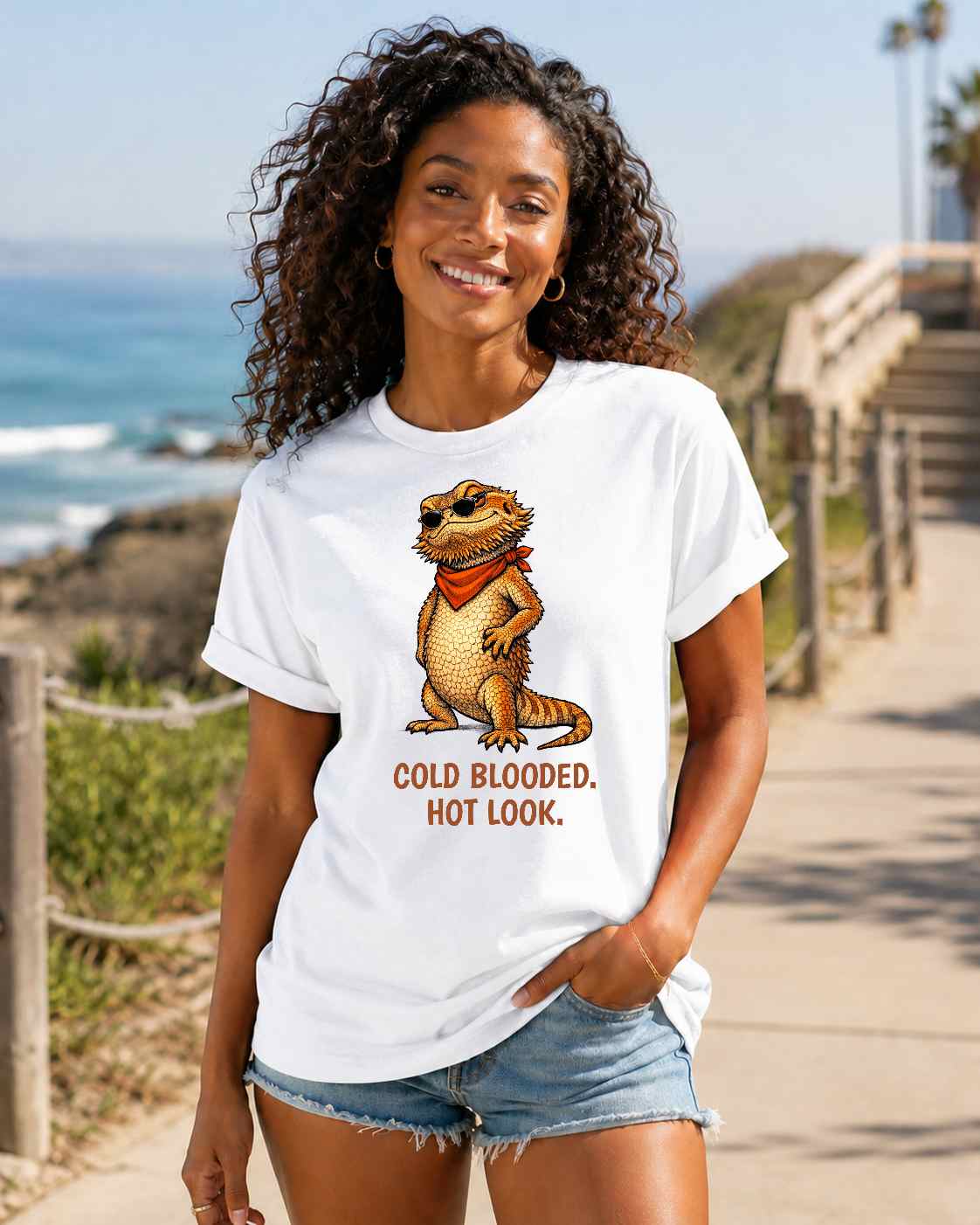 Bearded Dragon T-Shirt | Fashion Animal Tee | Wild & Kind Couture Creatures