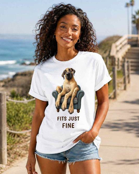 Fits Just Fine — Great Dane Tee