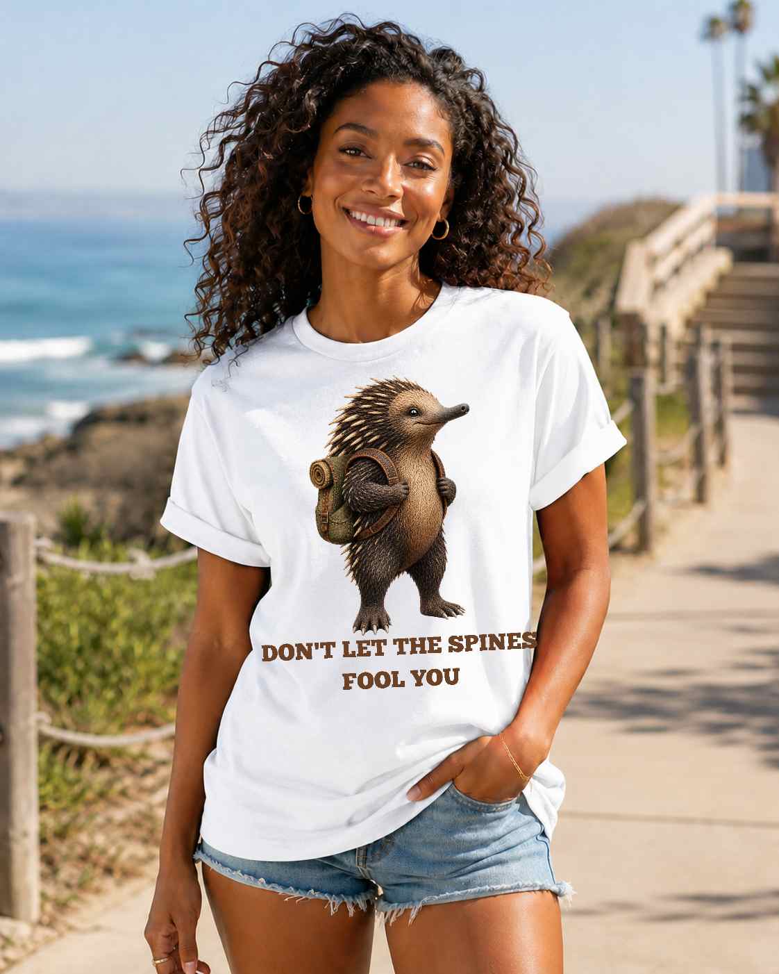 Don't Let the Spines Fool You — Echidna Adventure Tee
