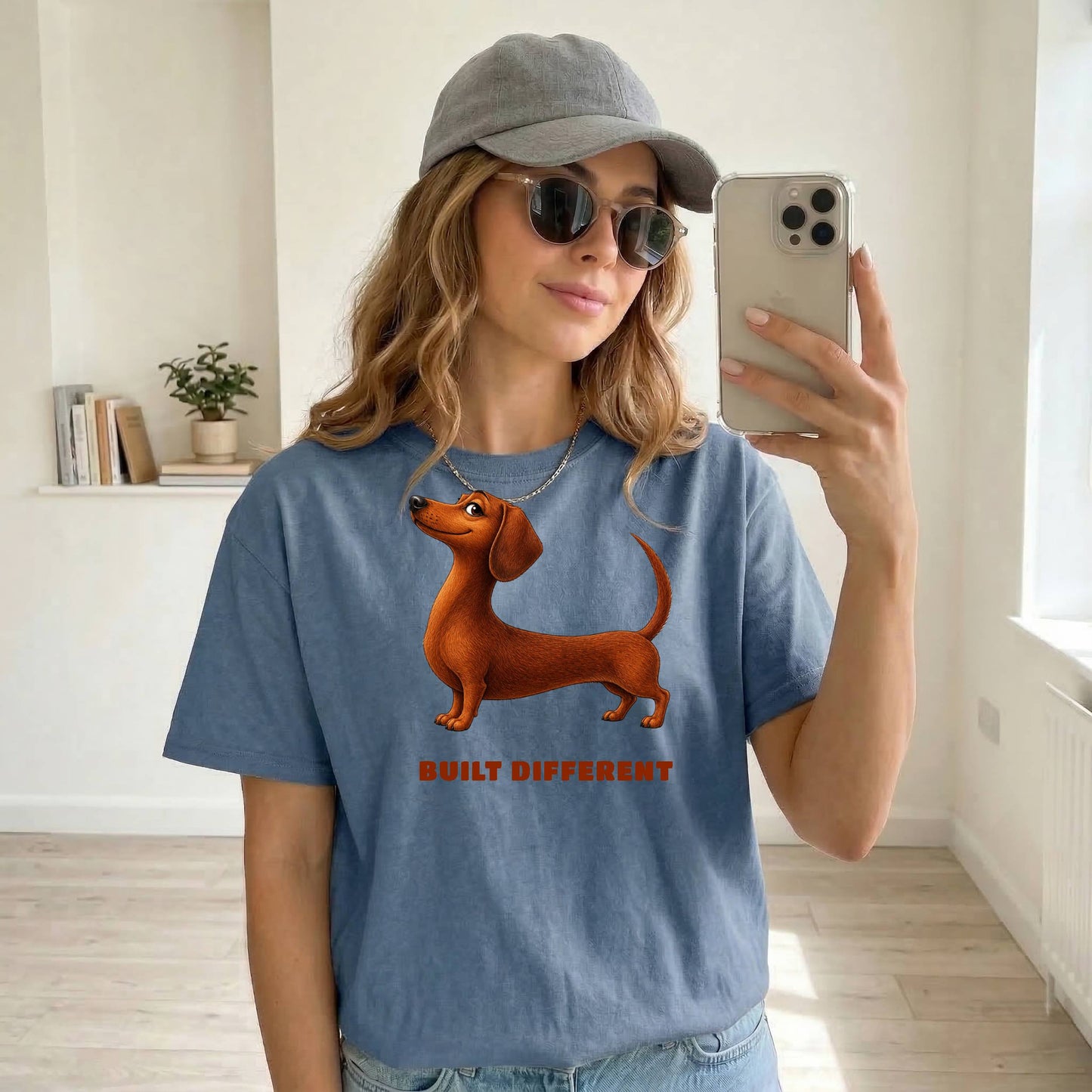 Built Different — Domestic Divas Dachshund Tee