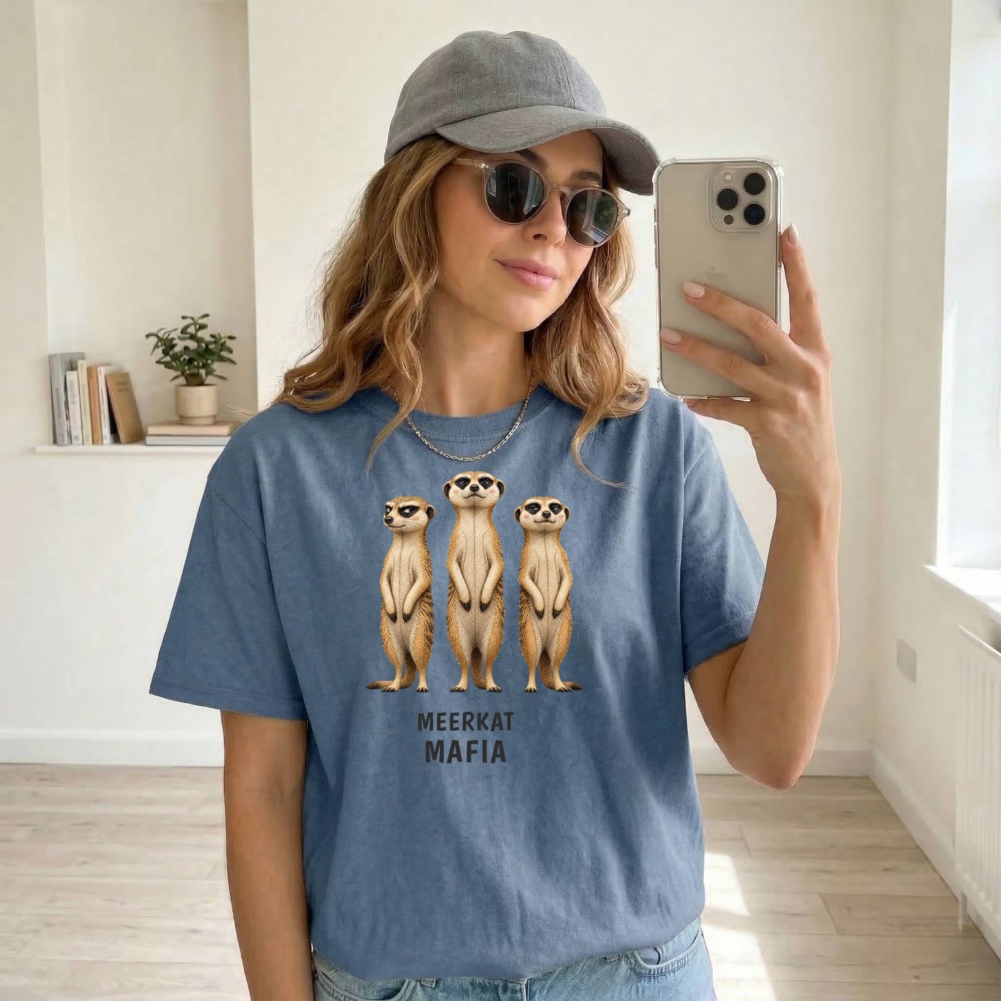 Meerkat Mafia — Savannah Sass Triple Meerkat Tee