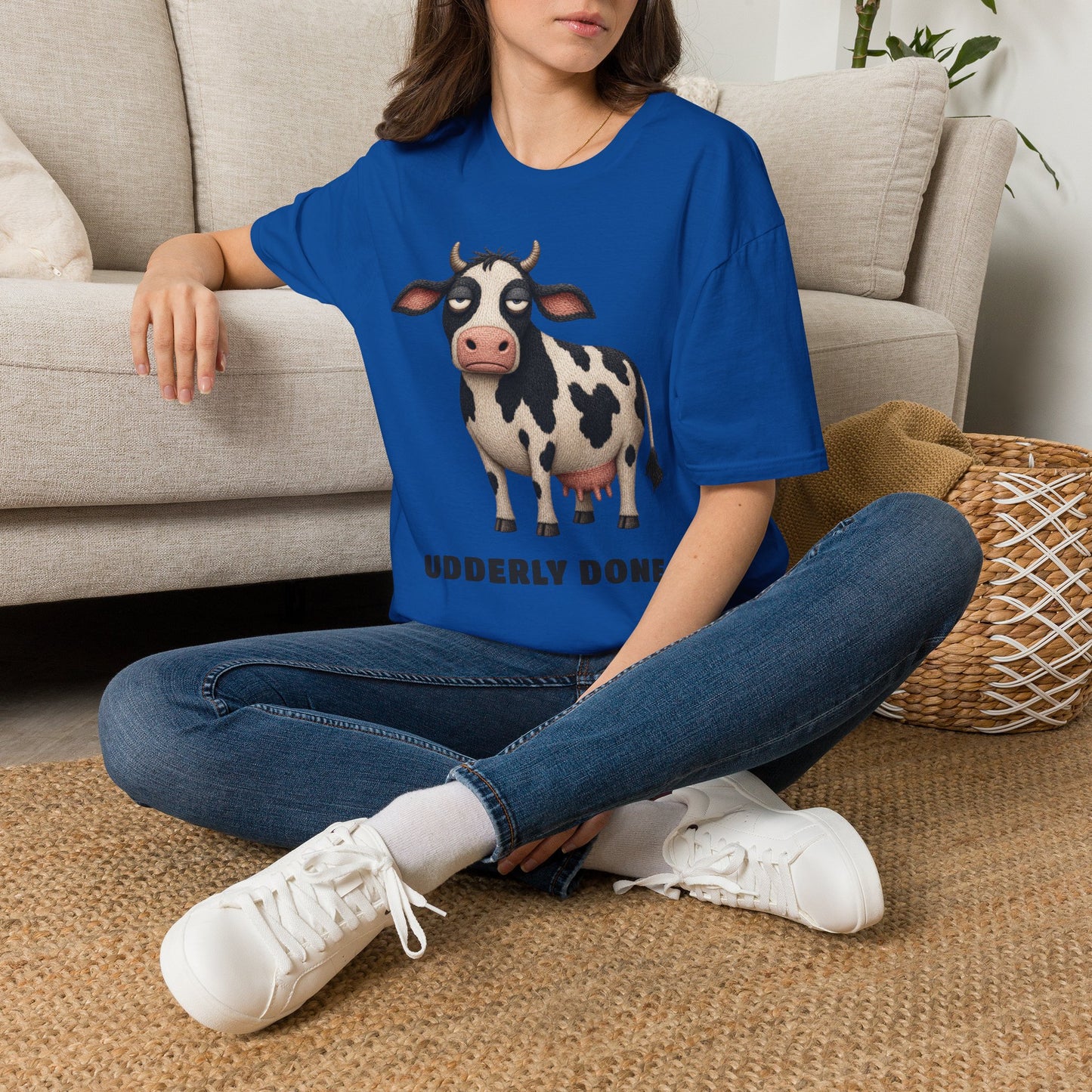 Udderly Done — Barnyard Baddies Cow Tee