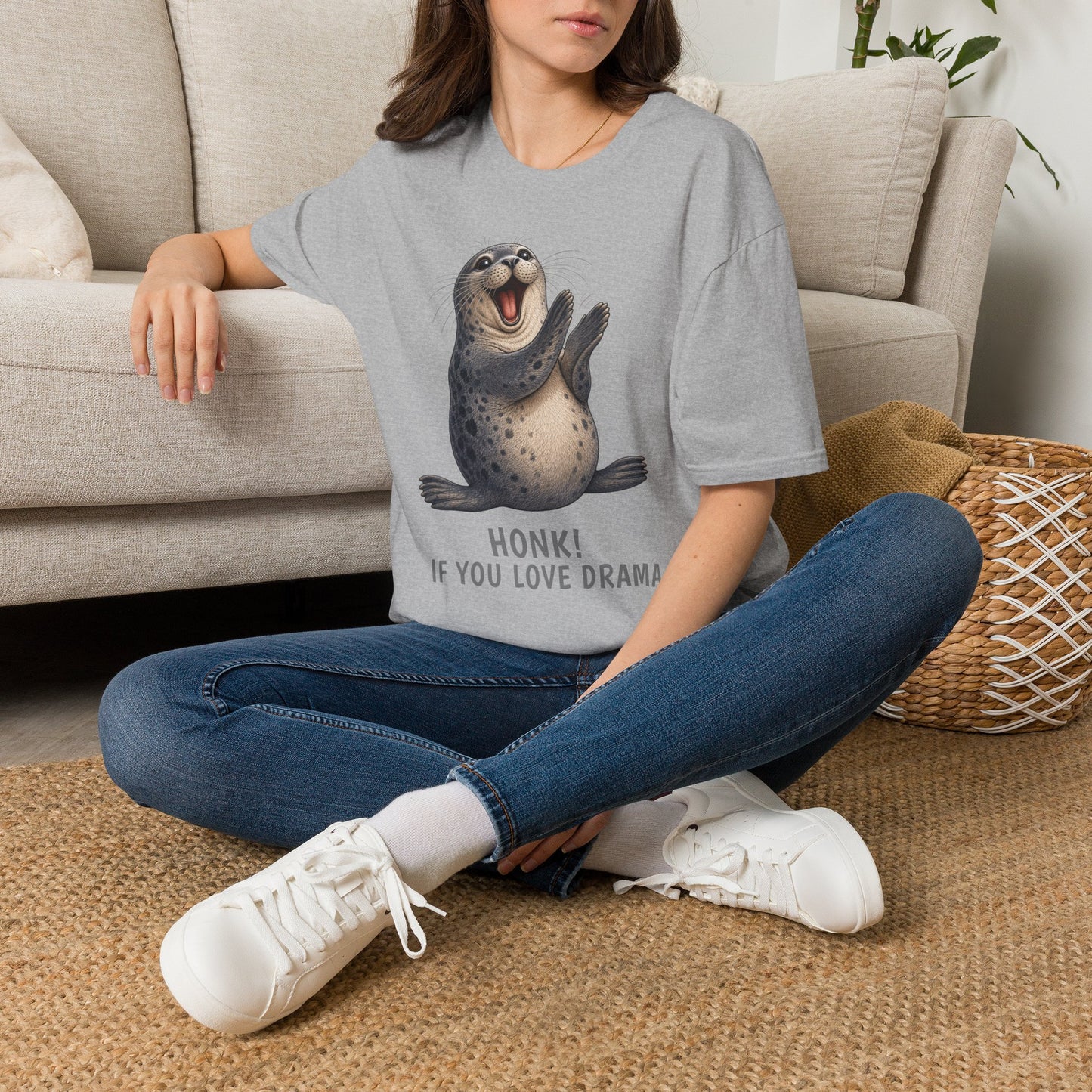 Honk If You Love Drama — Seal Tee