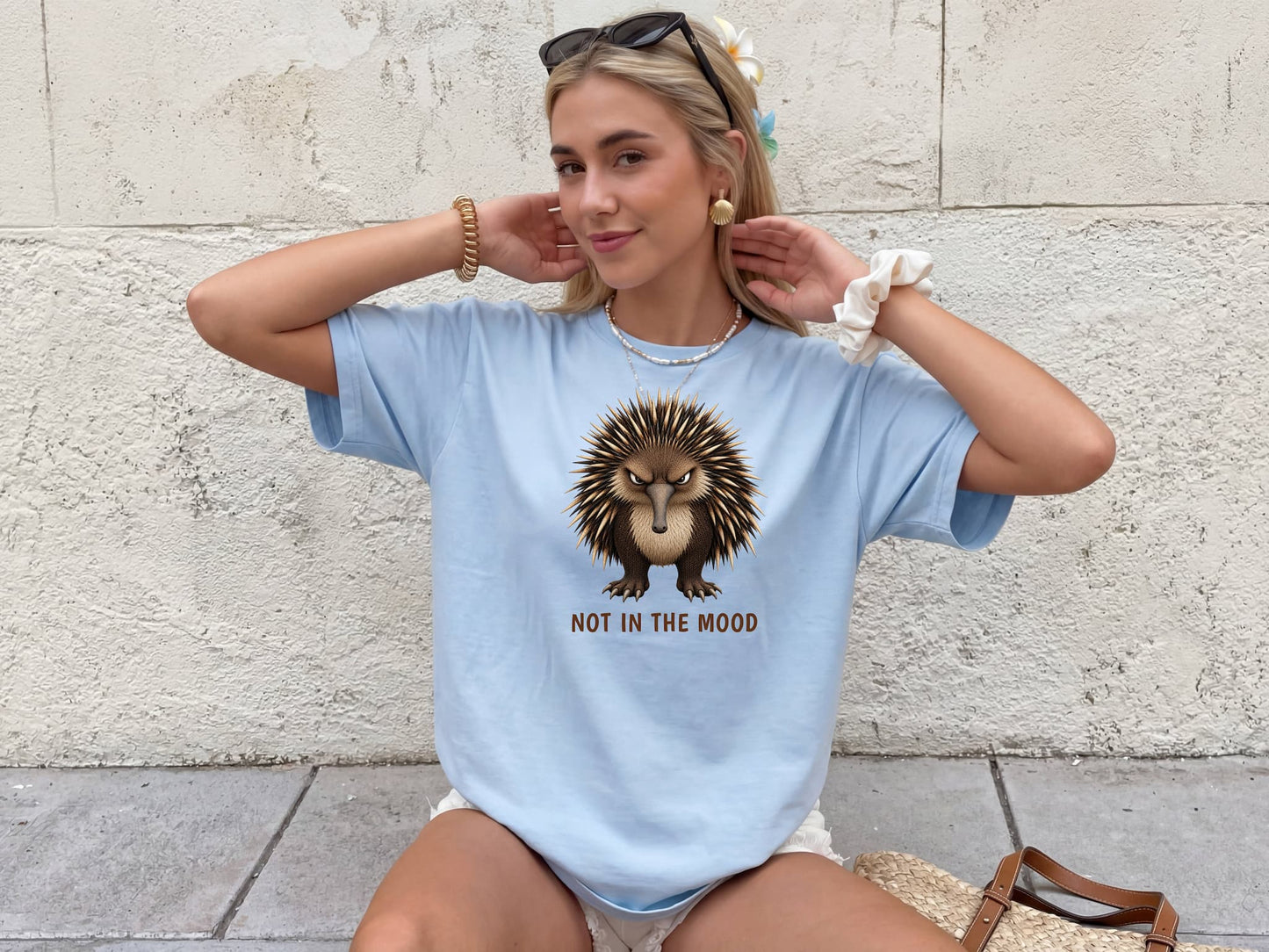 Not in the Mood — Outback Originals Echidna Tee