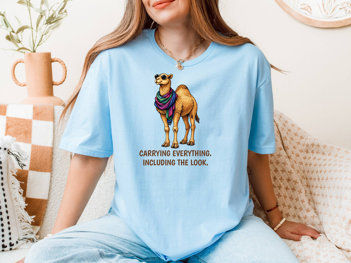 Camel T-Shirt | Fashion Animal Tee | Wild & Kind Couture Creatures
