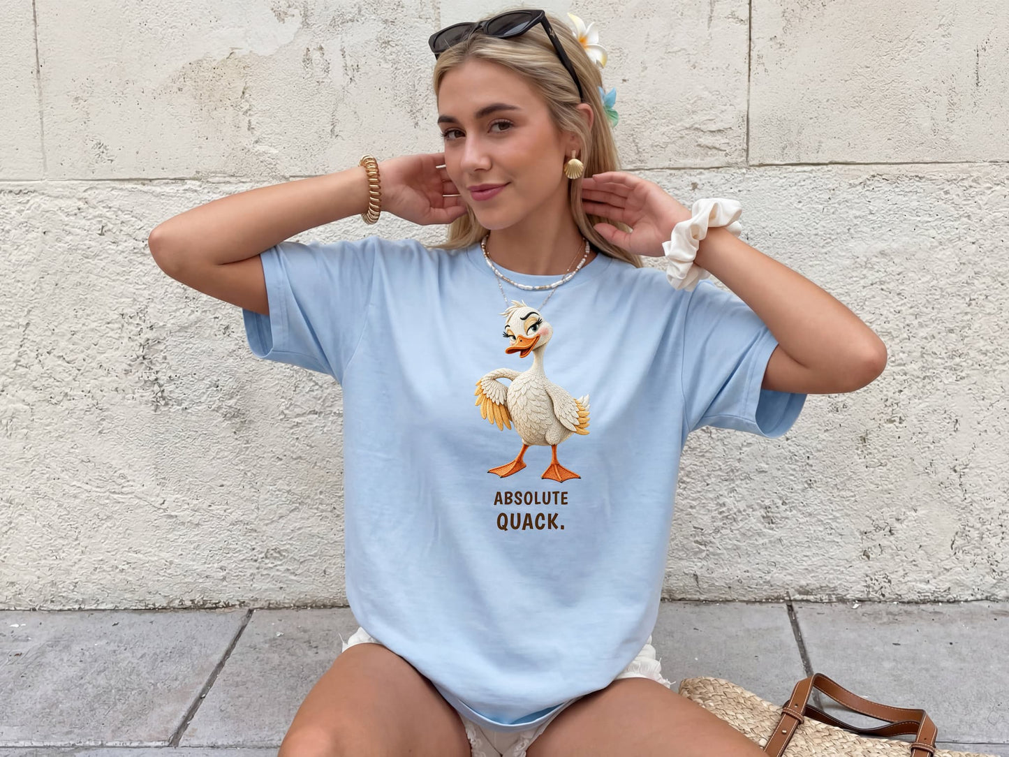 Absolute Quack — Barnyard Baddies Duck Tee