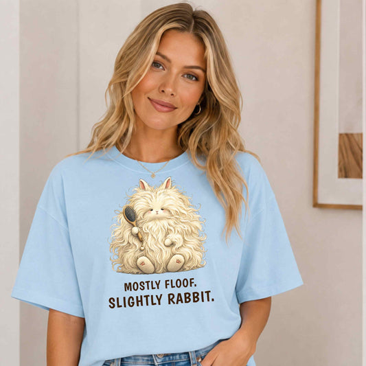 Mostly Floof. Slightly Rabbit. — Angora Rabbit Tee