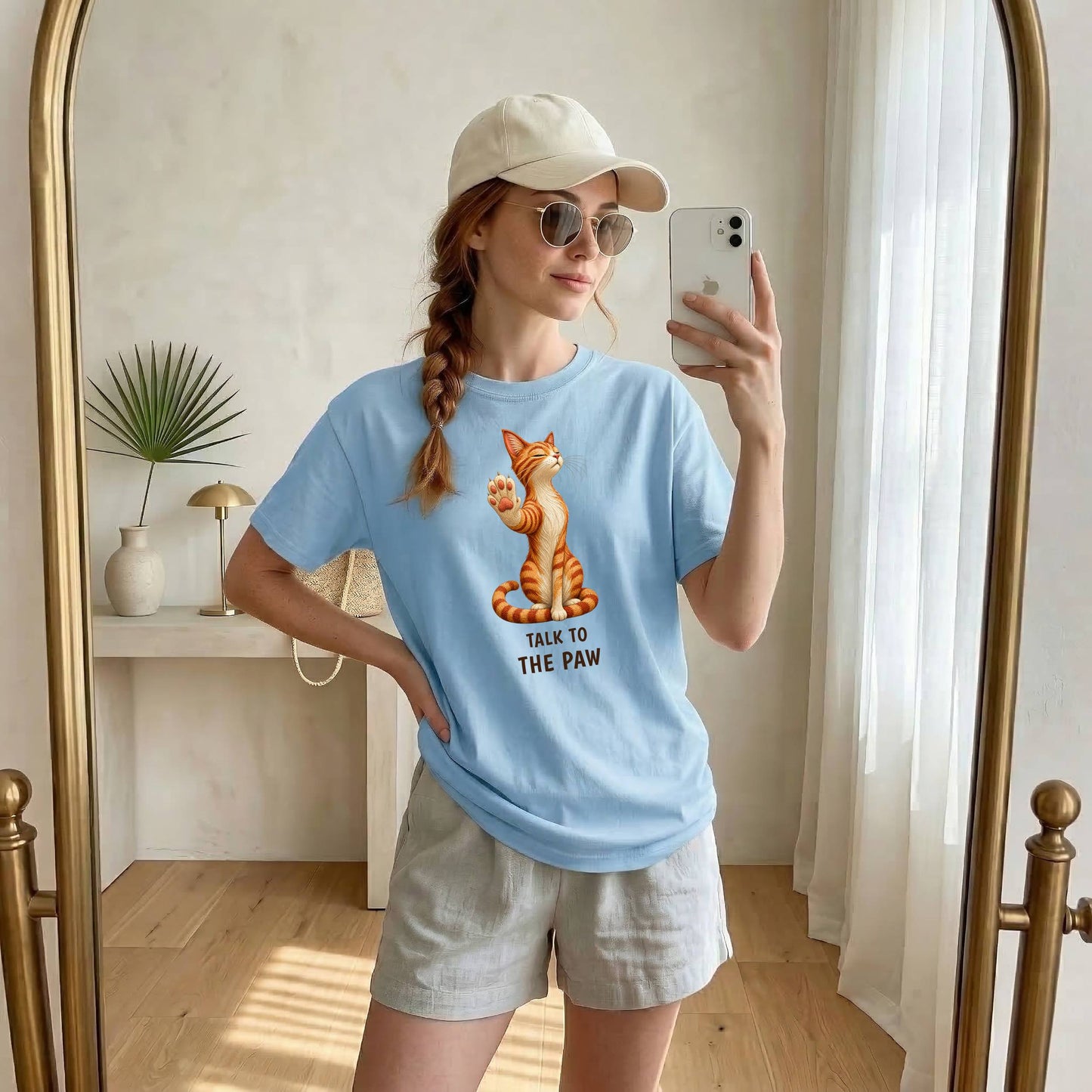 Talk to the Paw — Domestic Divas Sassy Cat Tee