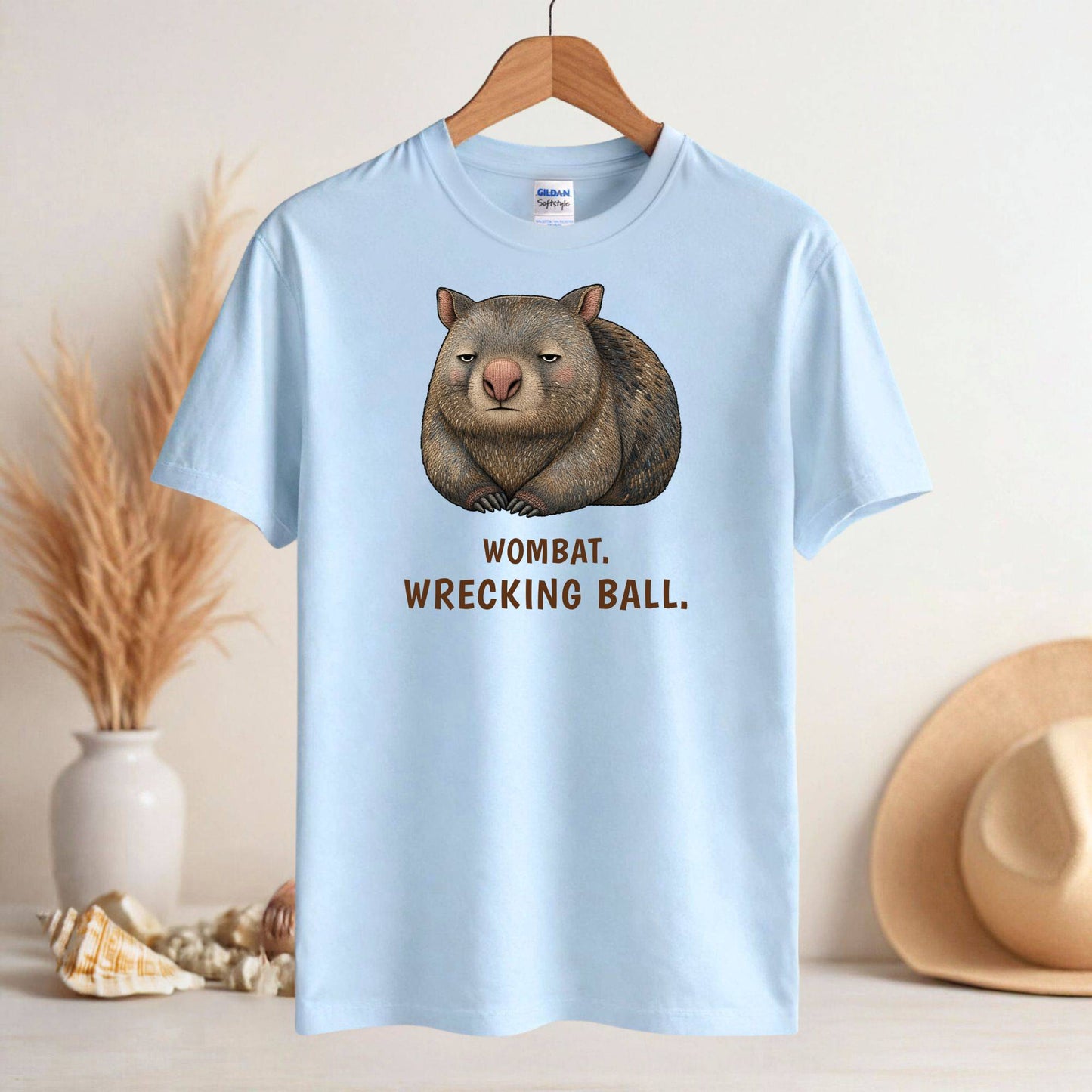 Wombat Wrecking Ball — Outback Originals Wombat Tee