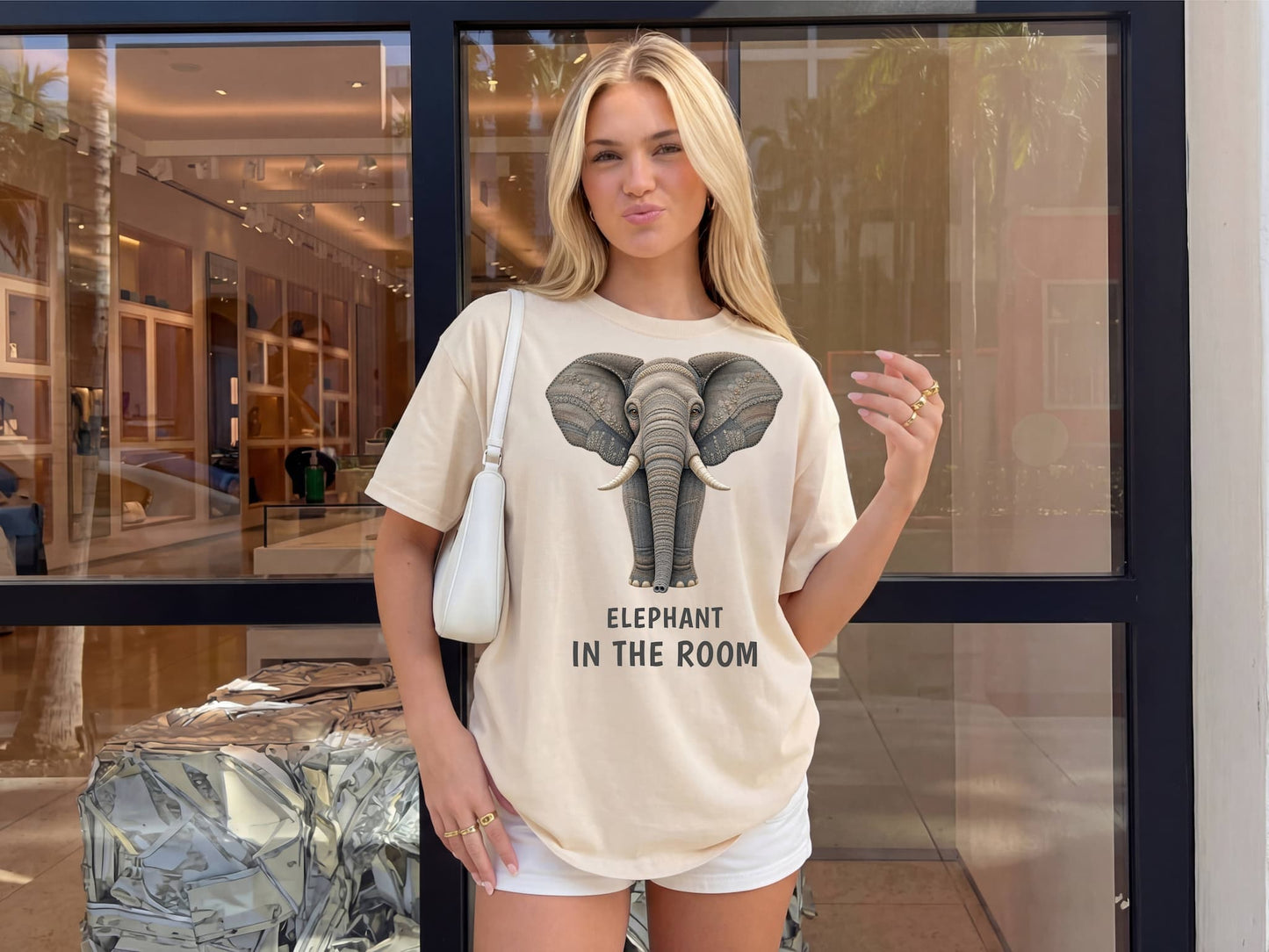 Elephant in the Room — Savannah Sass Elephant Tee