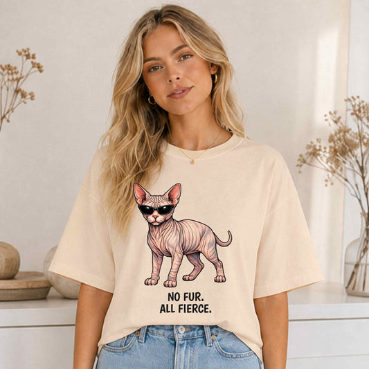 Sphynx Cat T-Shirt | Fashion Cat Tee | Wild & Kind Couture Creatures