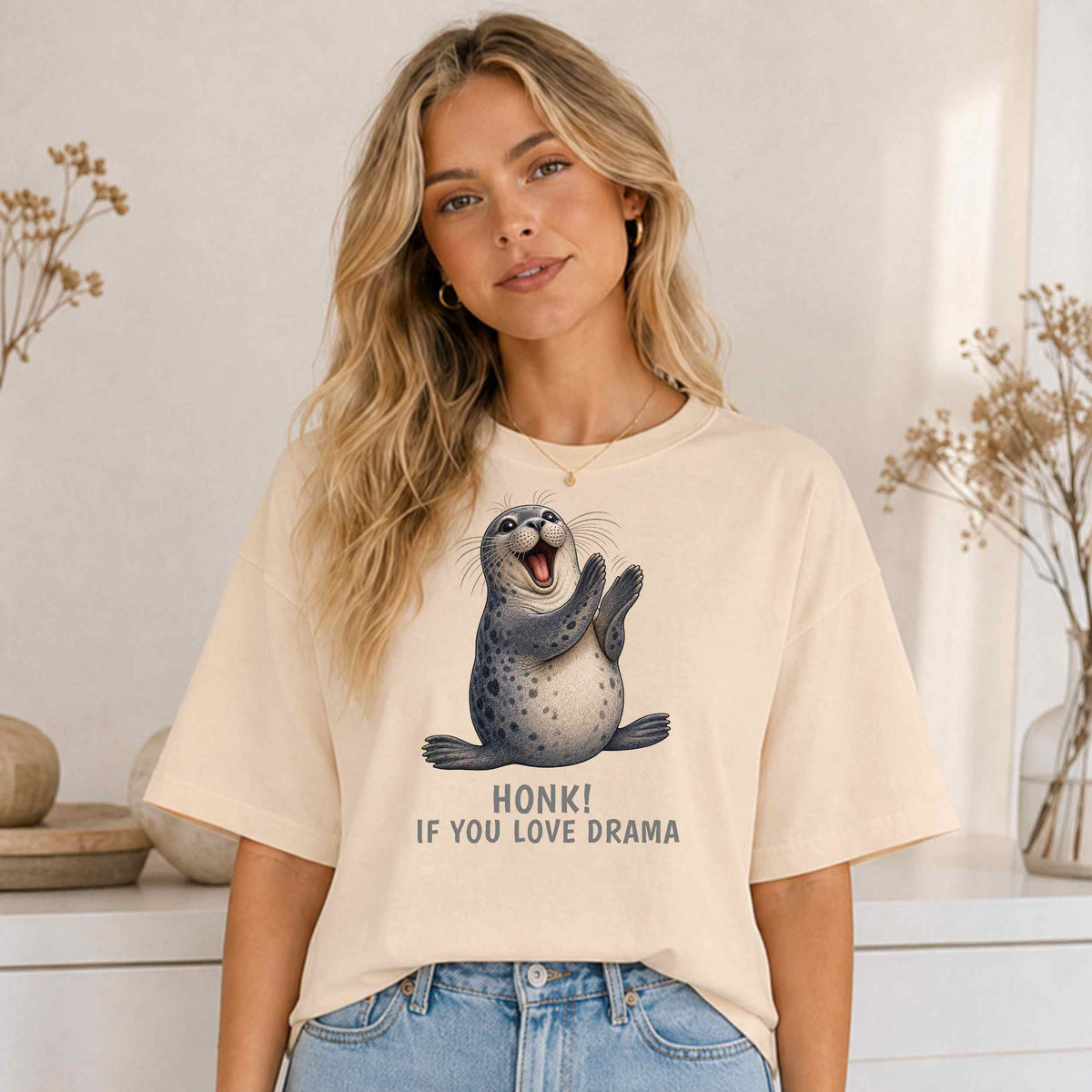 Honk If You Love Drama — Seal Tee