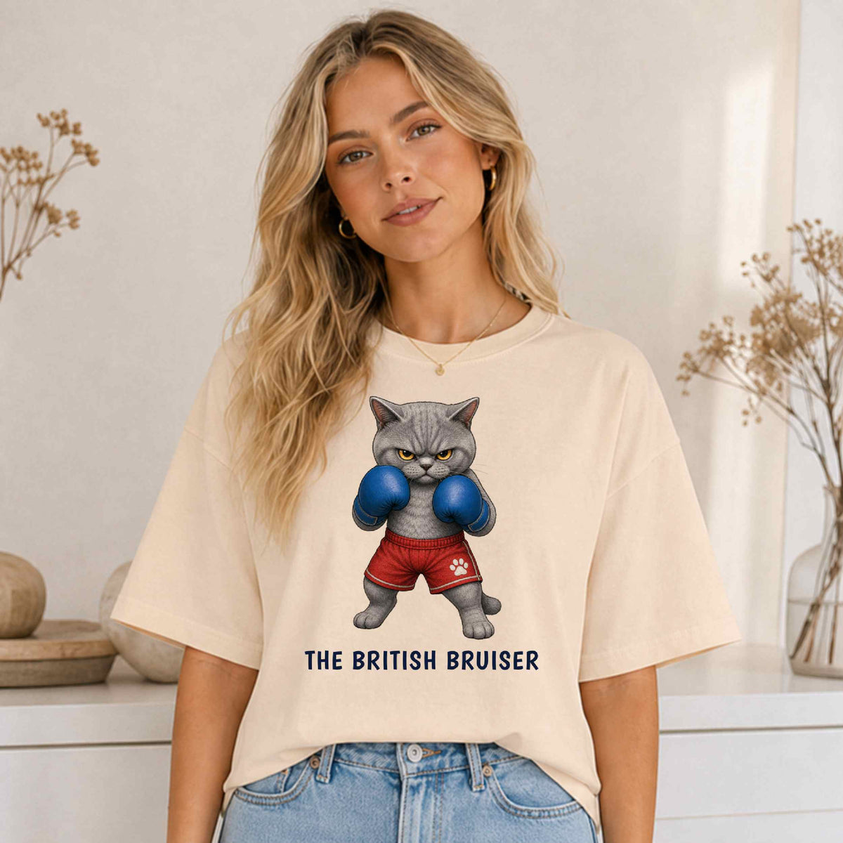 The British Bruiser — Boxing Cat Tee
