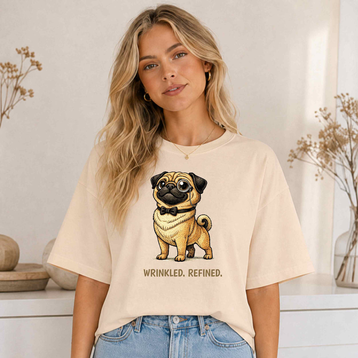 Pug T-Shirt | Fashion Dog Tee | Wild & Kind Couture Creatures