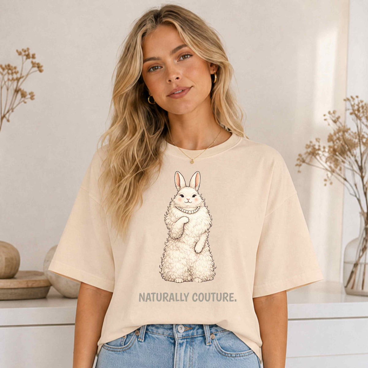 Angora Rabbit T-Shirt | Fashion Animal Tee | Wild & Kind Couture Creatures
