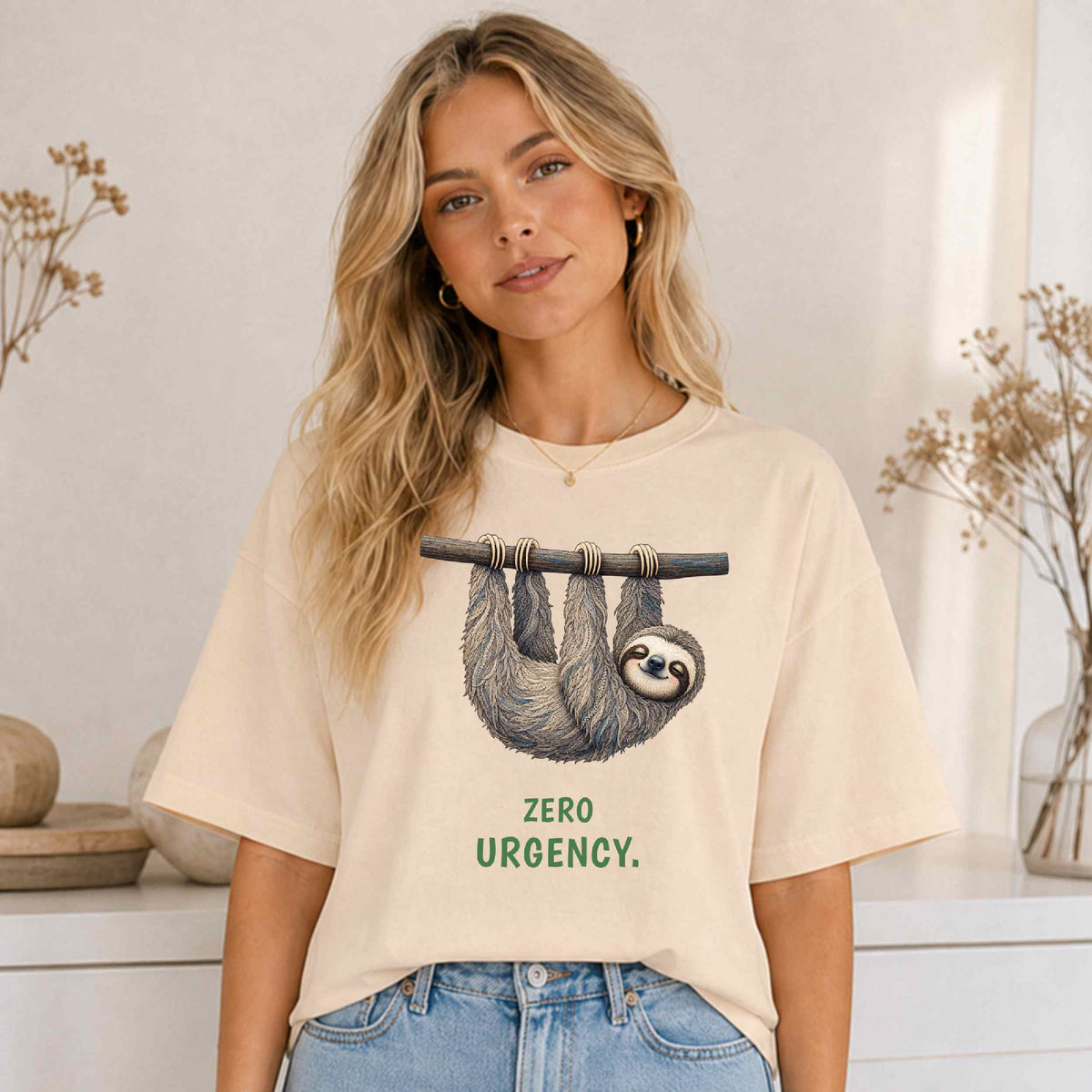 Zero Urgency — Jungle Jokers Sloth Tee